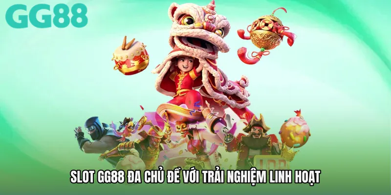 Slot GG88 đa chủ đề với trải nghiệm linh hoạt